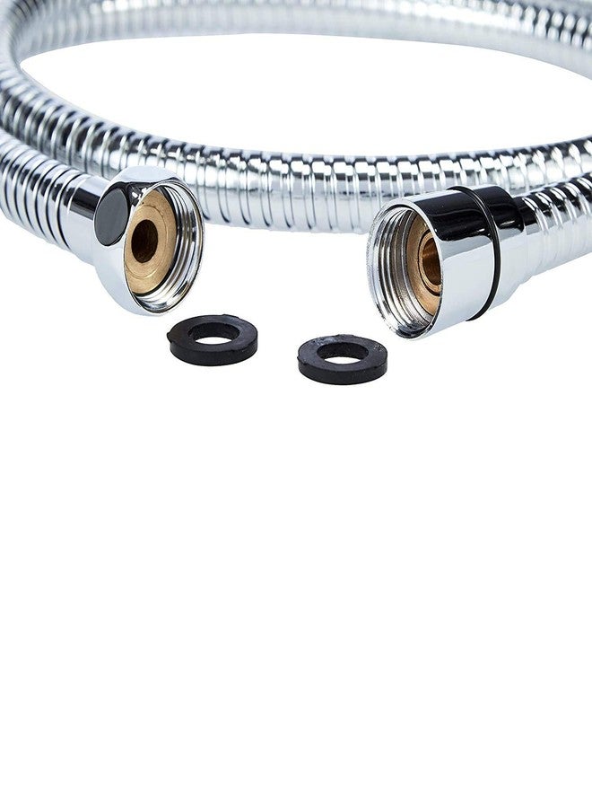 SPAZIO خرطوم/أنبوب دش مرن من الفولاذ المقاوم للصدأ من SPAZIO (طلاء كروم) (1.5 متر) - Image 3